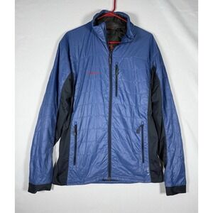 Mammut Guye Jacket Men's XL Blue Polartec Alpha Lightweight Synthetic Full Zip